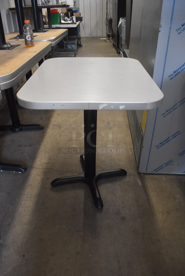 6 Dining Height Tables with Bases. 6 Times Your Bid!