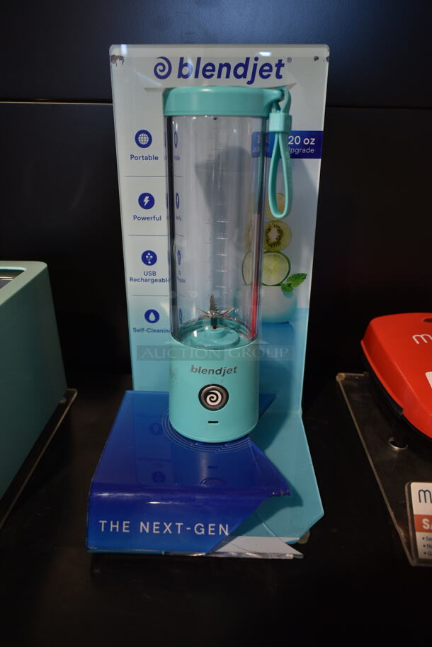 Blendjet Blue Countertop Portable Blender Drink Mixer. Store Display Unit. - Image 1 of 4