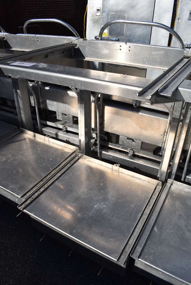 Metal Commercial Dolly on Commercial Casters. 27x31x50 - Image 2 of 4
