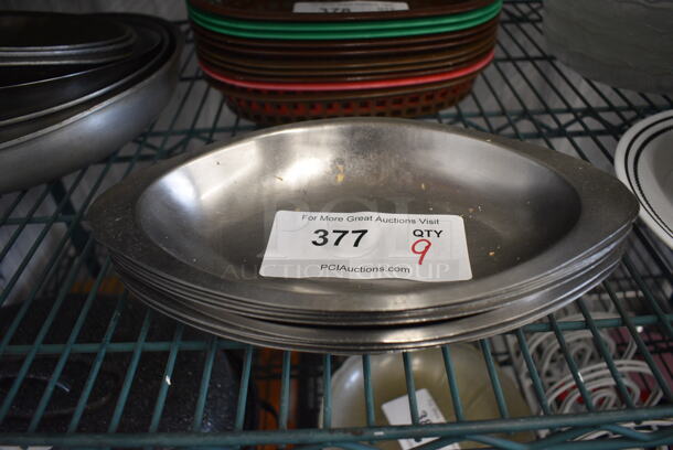 9 Metal Single Casserole Dishes. 10.5x6x1.5. 9 Times Your Bid! - Image 1 of 2