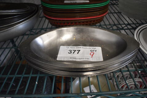 9 Metal Single Casserole Dishes. 10.5x6x1.5. 9 Times Your Bid!