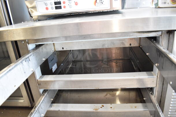 Beverage Air WTRCS36-1-48FLT Stainless Steel Commercial 2 Drawer Chef Base on Commercial Casters. 115 Volts, 1 Phase. Tested and Powers On But Does Not Get Cold - Image 4 of 5