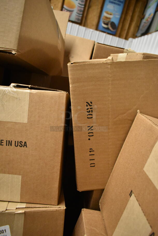 PALLET LOT of 45 BRAND NEW Boxes Including Assorted Candy Boxes , 245100BL, T-1220LB, 069W, 1252X, 130P, P020L, 245GT4, 245WT6, P001, P000, 2451010X, P021-2L, 8130WB Egg Box, 2454110, 2451411/2 1/2 lb, 212L 2 lb Lid, 112 2 lb, 245212, 1190W Small Tote, 210L 1/2 lb Lid, T-1520LB, 111 1/4 lb. 45 Times Your Bid! - Image 11 of 12