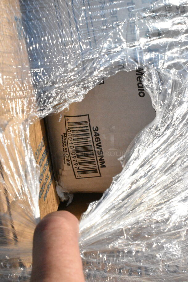 26 BRAND NEW Boxes Including Dart 60HT1 White Foam Hinged Lid Container 6" x 6" x 3" - 500/Case, 346WSNM Choice Medium Weight White Wrapped Plastic Spork and Napkin Kit - 1000/Case, Solo 626NSL Prima PET Plastic Cold Cup Strawless Lid - 1000/Case, 433NHT202 Choice 1/5 Large Size Black "Thank You" Script Heavy-Duty Plastic T-Shirt Bag - 400/Case, 5001RT800N Lavex 8" Natural Kraft Hardwound Paper Towel, 800 Feet / Roll - 6/Case, 2 Box 129MCS28B Choice 28 oz. Black Rectangular Microwavable Heavy Weight Container with Lid 8 3/4" x 6 1/4" x 1 3/4" - 150/Case, 500CC20 Choice Clear PET Customizable Plastic Cold Cup - 20 oz. - 600/Case, 5002WRAPNAP Choice WrapNap White 1/4 Fold 2-Ply Dinner Napkin 16" x 16" - 3000/Case, 500CC20 Choice Clear PET Customizable Plastic Cold Cup - 20 oz. - 600/Case, 795PTOWHT4 Choice White Microwavable Folded Paper #4 Take-Out Container 7 3/4" x 5 1/2" x 3 1/2" - 160/Case, Dart 95HT1R 9 1/2" x 9" x 3" White Foam Square Take Out Container with Hinged Lid, 130ROLLKFSGC Visions 18" x 15 1/2" Pre-Rolled Linen-Feel White Napkin and Classic Heavy Weight Gold Plastic Cutlery Set - 100/Case, 500CC24PLA EcoChoice 24 oz. PLA Compostable Plastic Cold Cup - 600/Case, 795PTOWHT4 Choice White Microwavable Folded Paper #4 Take-Out Container 7 3/4" x 5 1/2" x 3 1/2" - 160/Case. 26 Times Your Bid!  - Image 4 of 12