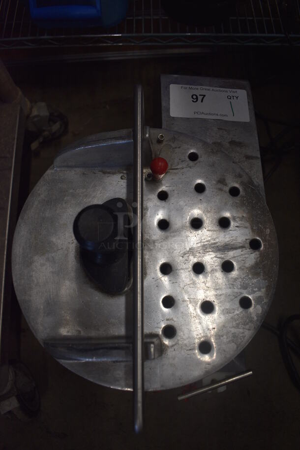 Model MJ Stainless Steel Commercial Countertop Automatic Juicer. 13x19x21. Tested and Working! - Image 3 of 6