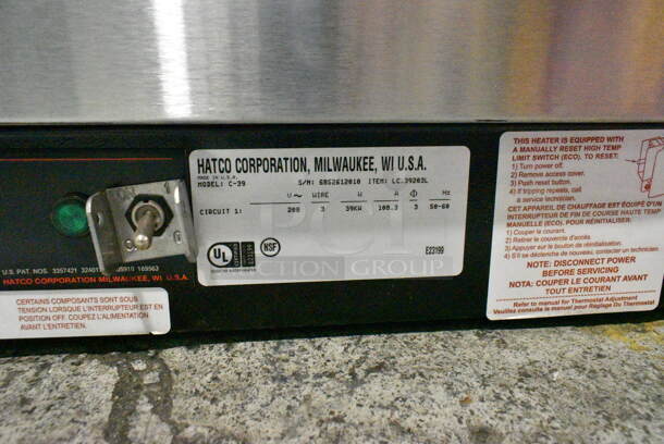 BRAND NEW! Hatco C-39 Stainless Steel Commercial Compact Booster Water Heater. 480 Volts, 3 Phase.  - Image 6 of 6