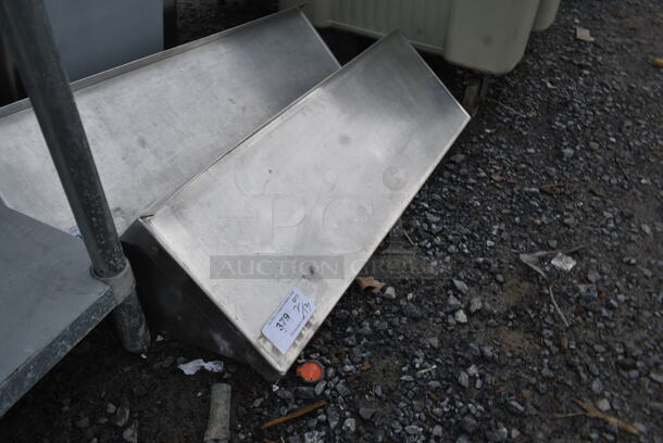 Stainless Steel Commercial Wall Mount Shelf. - Image 2 of 3