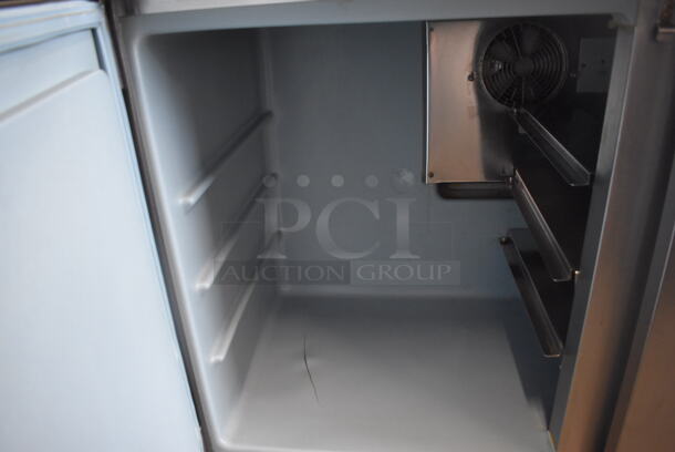 Delfield UC4048 Stainless Steel Commercial 2 Door Undercounter Cooler. 115 Volts, 1 Phase. 48x29x34. Tested and Powers On But Does Not Get Cold - Image 3 of 5