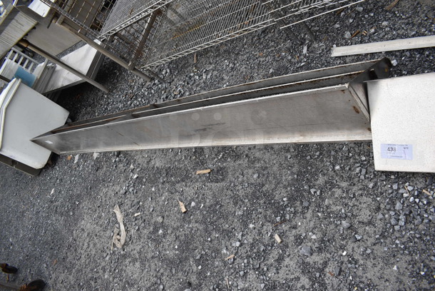 Stainless Steel Shelf. 124x14x13 - Image 3 of 5