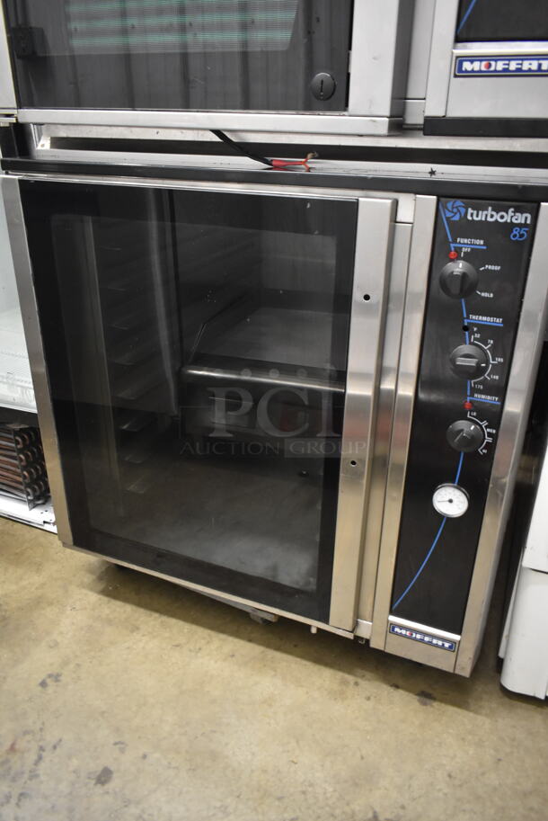 2 Moffat Turbofan E35-26-P261 Stainless Steel Commercial Electric Powered Full Size Oven w/ View Through Door and Metal Oven Racks. 208 Volts, 1 Phase. 2 Times Your Bid! - Image 3 of 7