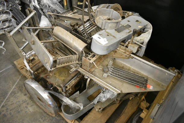 Metal Commercial Countertop Meat Slicer Stacker for Parts.  - Image 2 of 3