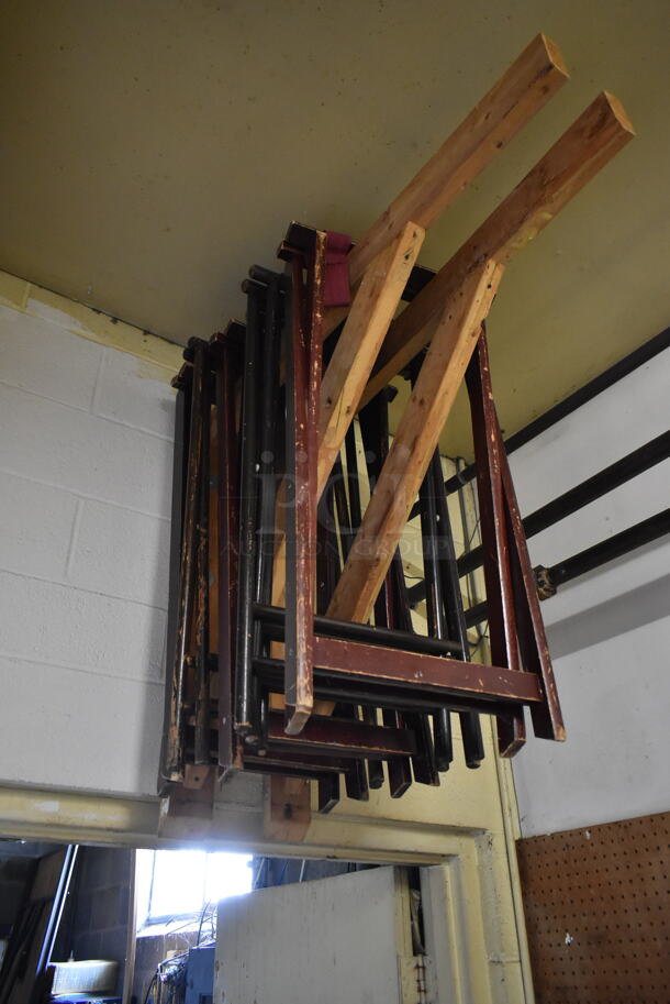 ALL ONE MONEY! Lot of Serving Tray Stands. BUYER MUST REMOVE. (hallway) - Image 3 of 4