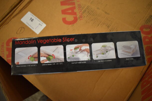 4 BRAND NEW IN BOX! Mandolin Vegetable Slicers. 4 Times Your Bid! - Image 4 of 4