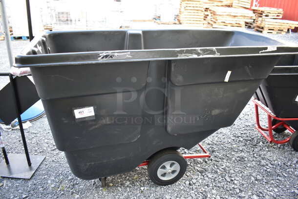 BRAND NEW! Rubbermaid Black Poly Portable Bin on Commercial Casters. 72x31x44 - Image 2 of 5