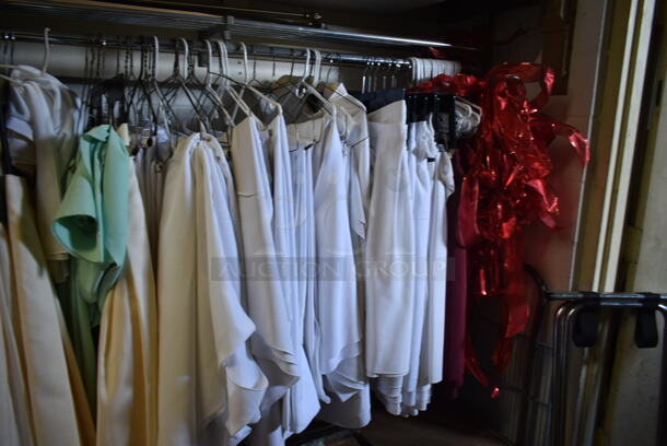 ALL ONE MONEY! Lot of Cart of Tables and Cart of Linens. (hallway) - Image 4 of 5