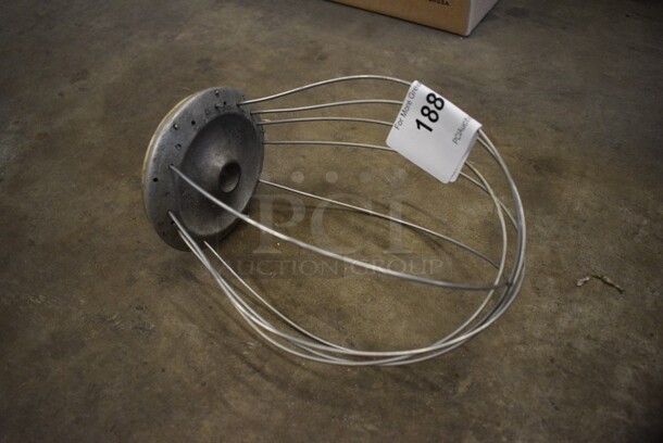 Metal Commercial Whisk Attachment for  Mixer. 7.5x7.5x11. - Image 2 of 3