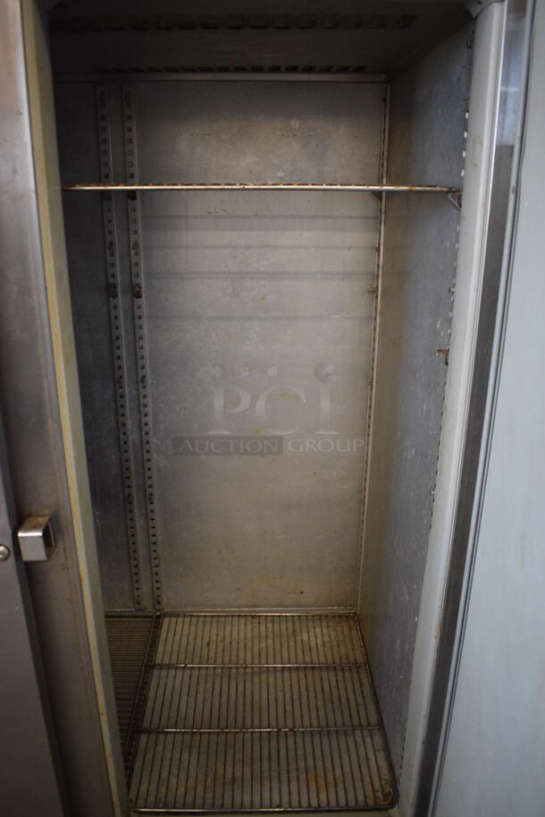 Victory Model RA-2D-7 Stainless Steel Commercial 2 Door Reach In Cooler. 115 Volts, 1 Phase. 52x36x84.5. Tested and Powers On But Temps at 53 Degrees - Image 5 of 7