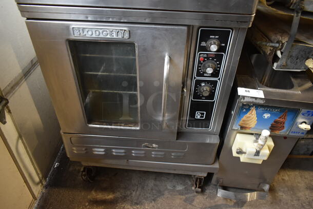 2 Blodgett Stainless Steel Commercial Natural Gas Powered Half Size Convection Oven w/  View Through Door, Metal Oven Racks on Commercial Casters. 2 Times Your Bid! - Image 3 of 9
