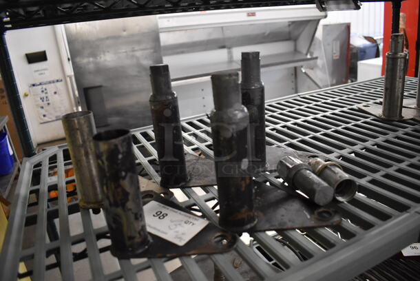 ALL ONE MONEY! Lot of 5 Metal Legs for Convection Oven. 8x4x7 - Image 3 of 3