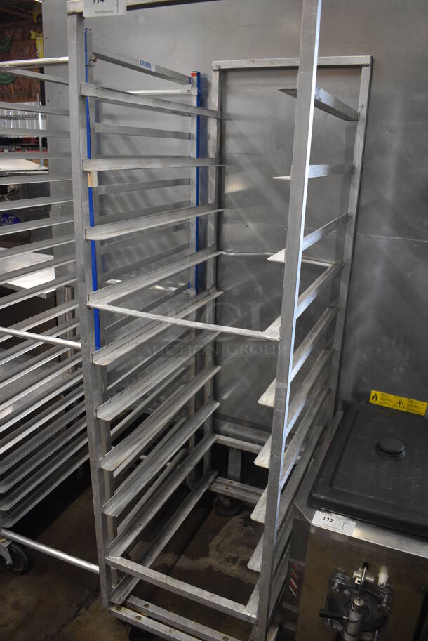 Metal Commercial Pan Transport Rack on Commercial Casters. 20.5x30x70 - Image 2 of 3