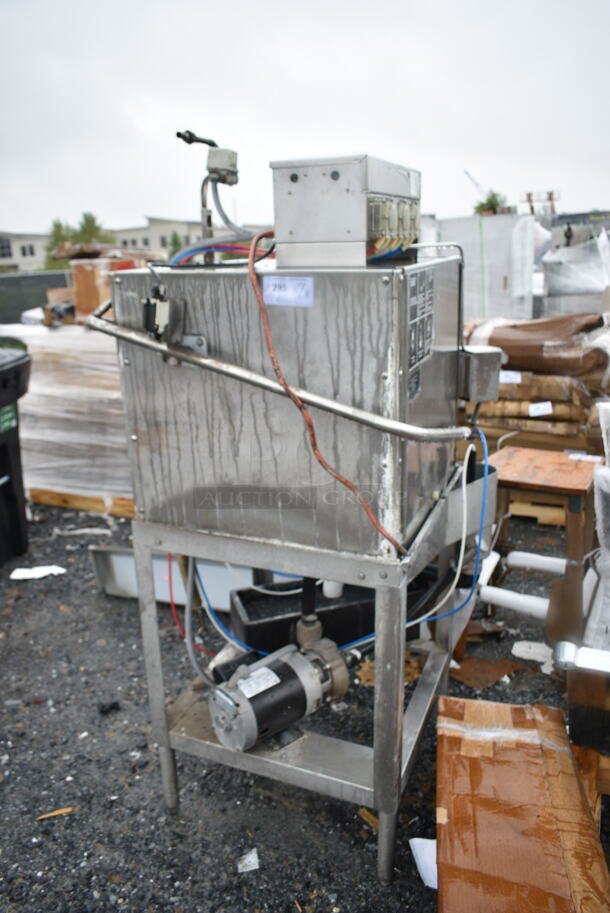 CMA EC-2 Stainless Steel Commercial Corner Pass Through Dishwasher. 120 Volts, 1 Phase.  - Image 2 of 12