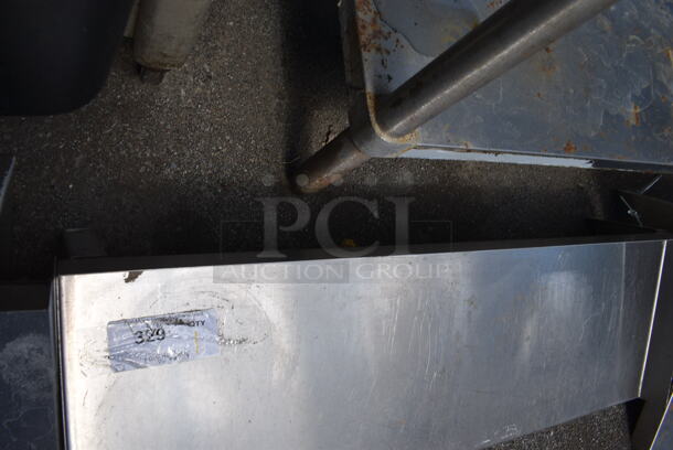 Stainless Steel Commercial Wall Mount Shelf w/ Brackets. 36x12x8 - Image 3 of 3