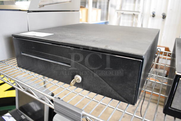 Black Metal Cash Drawer. 16x17x4.5 - Image 2 of 3