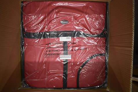 24 BRAND NEW IN BOX! Winware Model BGPZ-20 Red Insulated Pizza Delivery Hot Food Bags. 20x20x5. 24 Times Your Bid!