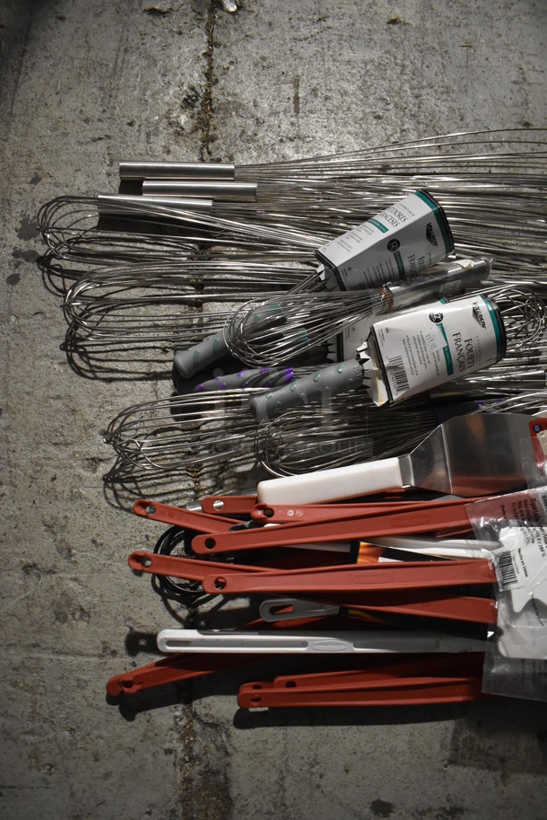 ALL ONE MONEY! Crate of Various BRAND NEW Items Including Whisks and Poly Spatulas - Image 3 of 7