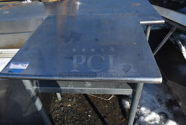 Stainless Steel Commercial Table w/ Metal Under Shelf. - Image 2 of 4