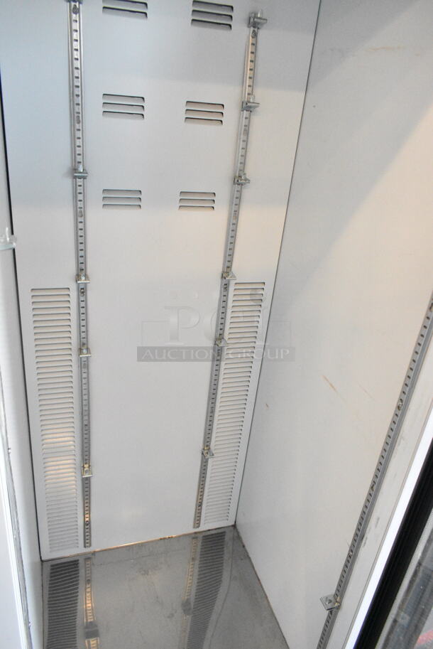 2019 Habco SE18 Metal Commercial Single Door Reach In Cooler Merchandiser w/ Poly Coated Racks. 115 Volts, 1 Phase. Tested and Working! - Image 2 of 4