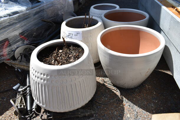 ALL ONE MONEY! Lot of 5 Planters - Image 3 of 4