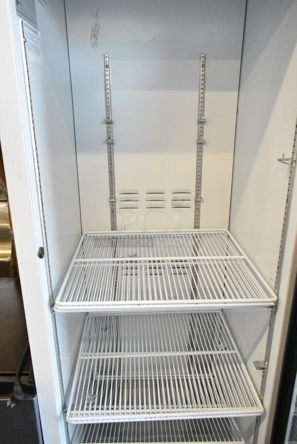 2019 Habco SE18 Metal Commercial Single Door Reach In Cooler Merchandiser w/ Poly Coated Racks. 115 Volts, 1 Phase. Tested and Working! - Image 2 of 4