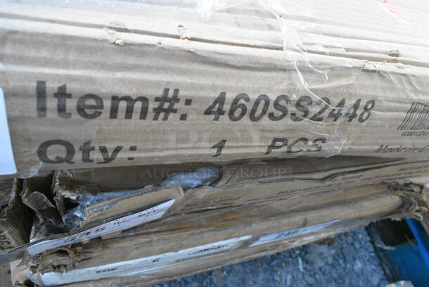 BRAND NEW SCRATCH AND DENT! Regency 460SS2448 Spec Line 24" x 48" NSF Stainless Steel Solid Shelf - Image 3 of 3