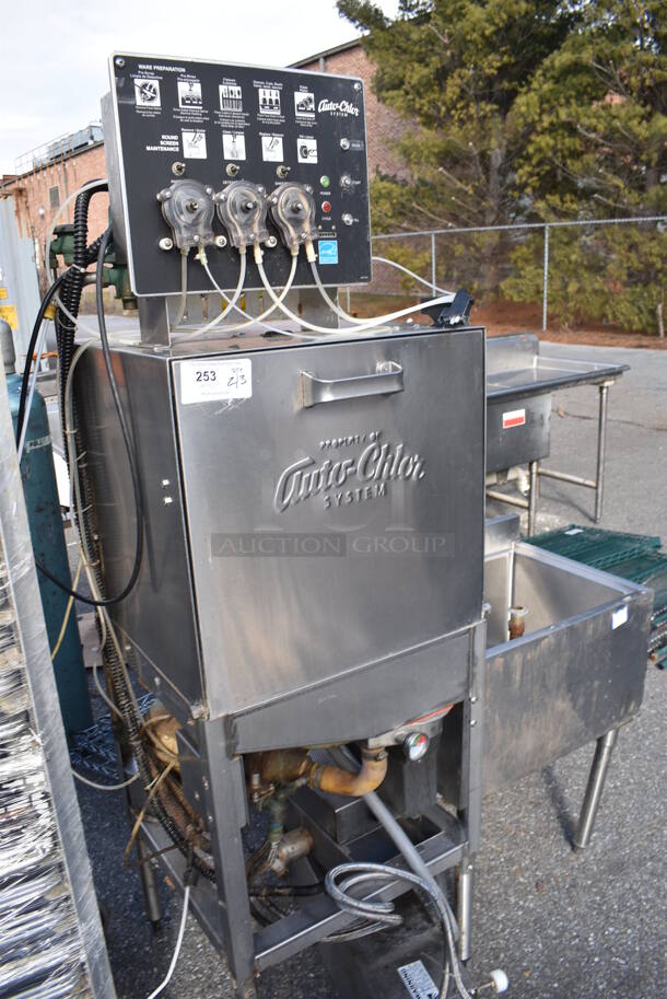 Auto Chlor AC Stainless Steel Commercial Dishwasher. 115 Volts, 1 Phase. 26x24x72 - Image 2 of 8