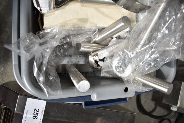 ALL ONE MONEY! Lot of Various Items Including Utensils, Metal Bowl, Pitcher Lids and Poly Bins.  - Image 3 of 6