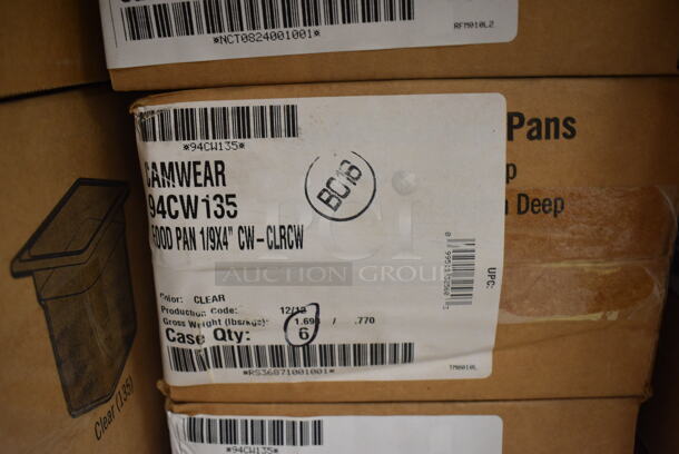 ALL ONE MONEY! Lot of 29 BRAND NEW IN BOX! Cambro Clear Poly 1/9 Size Drop In Bins. 1/9x4 - Image 3 of 3