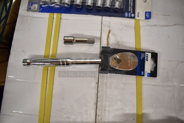 3 BRAND NEW! Items; TEQ Ratchet, TEQ Socket and TEQ 8 Piece Socket Set. 3 Times Your Bid! - Image 3 of 8