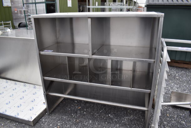Stainless Steel Multi Compartment Cabinet. 48.5x18x48 - Image 3 of 5
