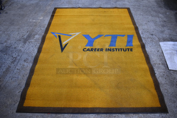 Yellow Floor Mat w/ YTI Logo.
