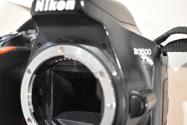 Nikon D3500 Digital Camera w/ Lens and Strap.  - Image 7 of 8