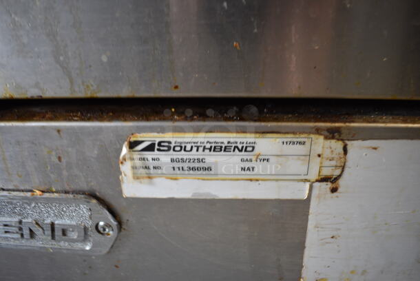 2 Southbend Model BGS/22SC Stainless Steel Commercial Natural Gas Powered Full Size Convection Ovens w/ View Through Doors, Metal Oven Racks and Thermostatic Controls. 38x36x67. 2 Times Your Bid! - Image 7 of 7