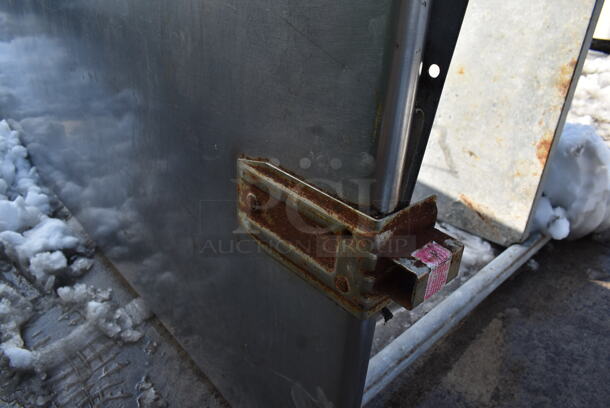Stainless Steel Commercial Table w/ Commercial Can Opener Mount and Metal Under Shelf. - Image 5 of 6