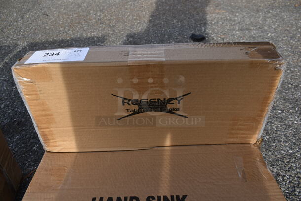 BRAND NEW IN BOX! Regency 600HS17Stainless Steel Commercial Single Bay Wall Mount Sink. Stock Picture Used as Gallery. - Image 4 of 4
