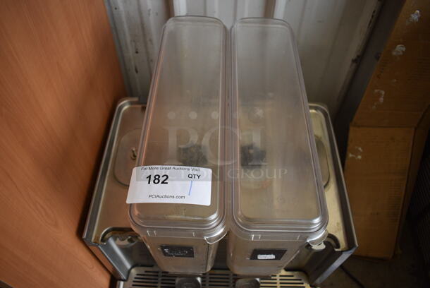 2018 Crathco Model CS-4E/2D/3D-16 Stainless Steel Commercial Countertop 4 Hopper Refrigerated Drink Machine. Missing 2 Hoppers. 120 Volts, 1 Phase. 21x18x28. Tested and Working! - Image 6 of 6