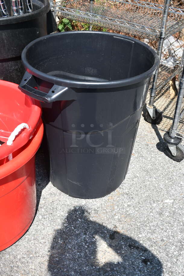 ALL ONE MONEY! Lot of Various Items Including 2 Red Buckets, 2 Black Trash Cans and Contents.  - Image 2 of 10