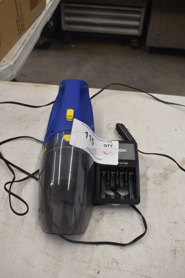 All One Money! Battery Charger and Car Vacuum Cleaner - Image 1 of 4
