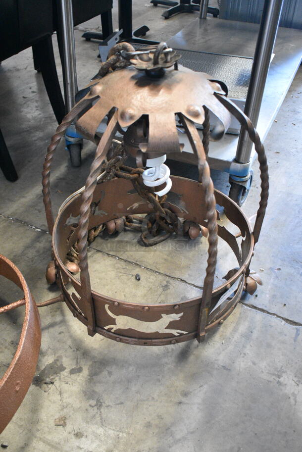 3 Various Metal Light Fixture. 3 Times Your Bid!  - Image 4 of 4