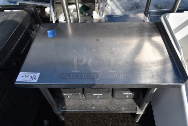 Stainless Steel Commercial Table w/ Under Shelf. - Image 2 of 4