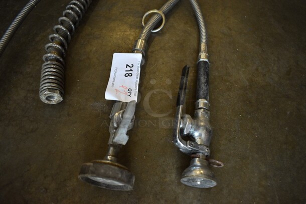 ALL ONE MONEY! Lot of 2 Metal Commercial Spray Nozzle Attachments. - Image 2 of 3